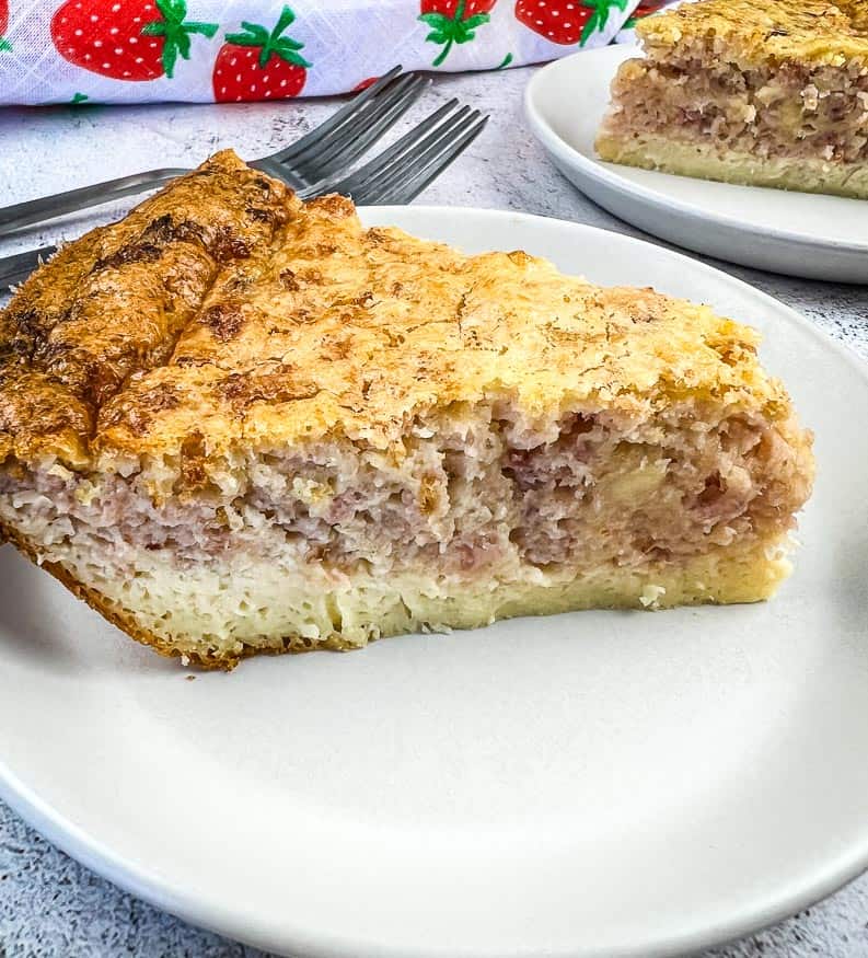 Ham & Cheese Impossible Quiche - Cook What You Love