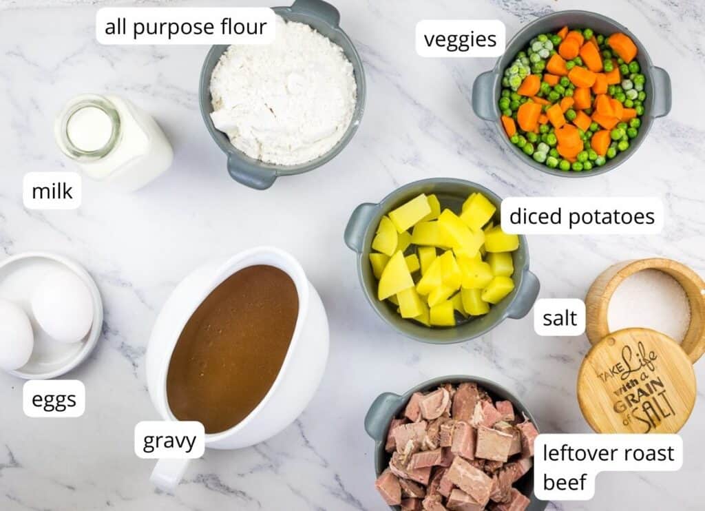 Labeled ingredients.