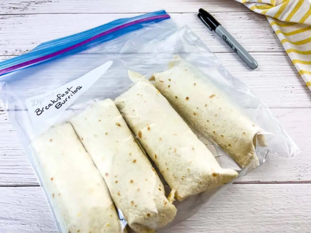 Freezer Breakfast Burritos - Cook What You Love