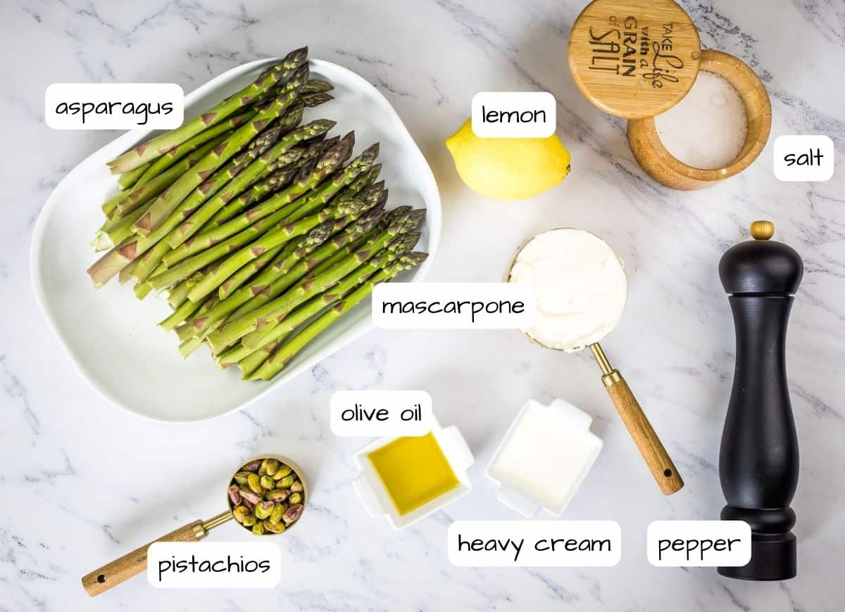 Oven Roasted Asparagus with Mascarpone Cook What You Love