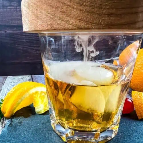 Smoked Old Fashioned Cocktail