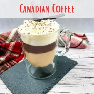 Canadian coffee in a mug.