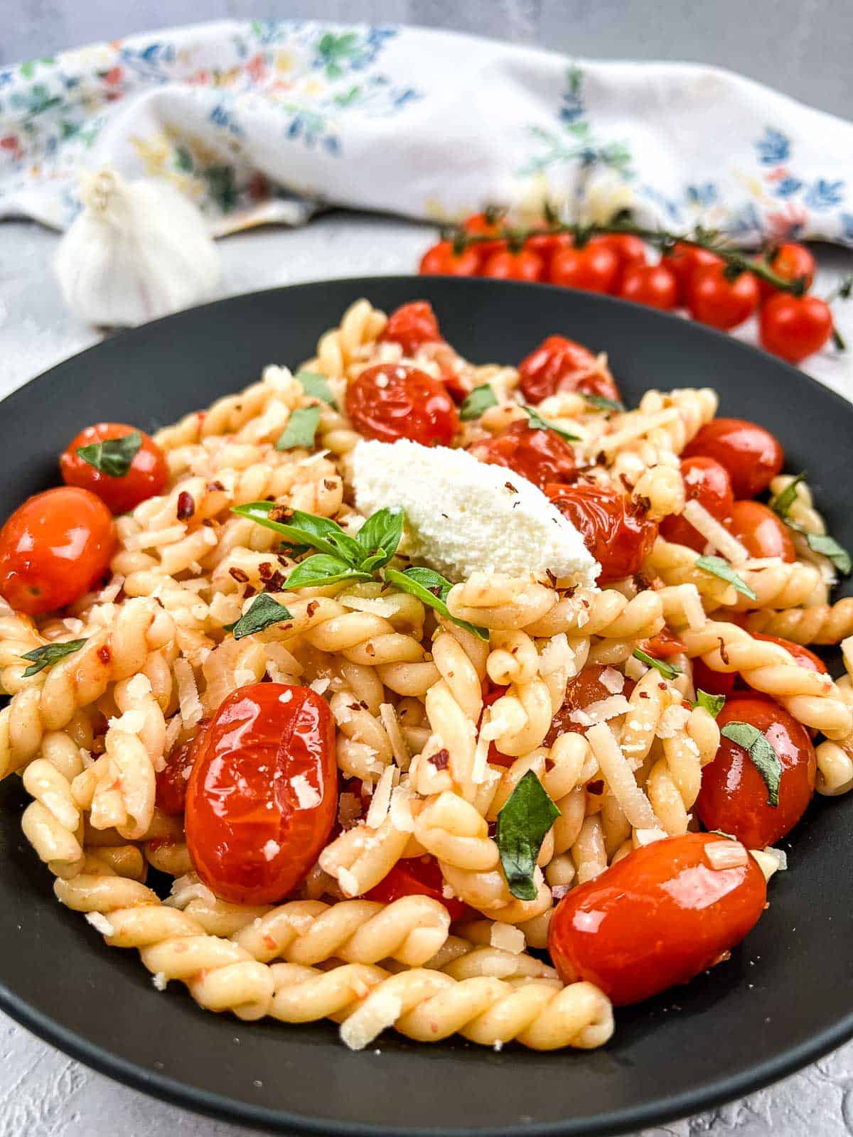 Pasta with Fresh Cherry Tomato Sauce - Cook What You Love