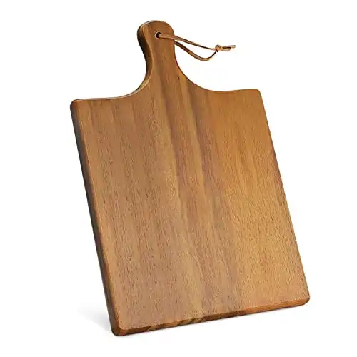 Wood Cutting Board with Handle