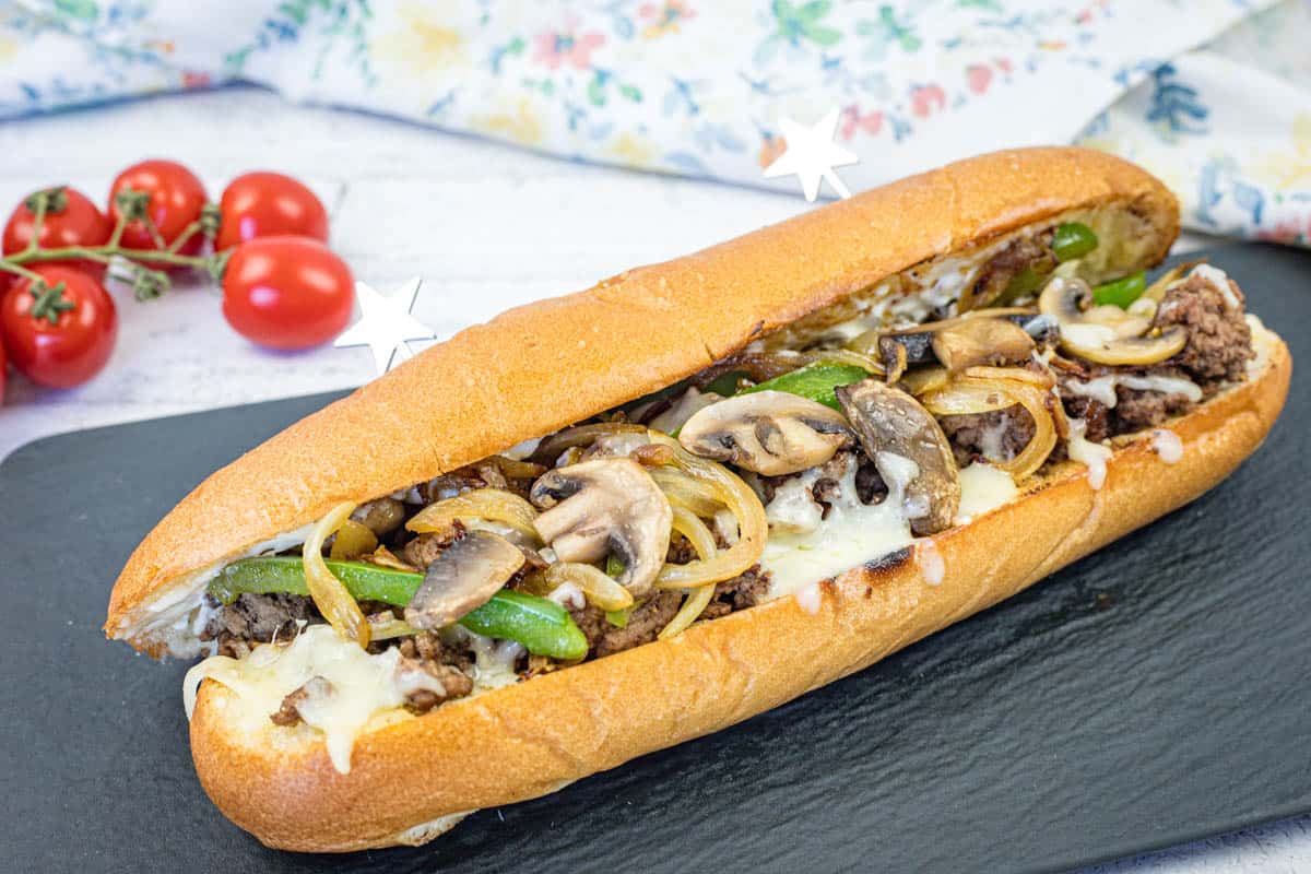 The Ultimate Ground Beef Philly Cheesesteak - Cook What You Love Beef