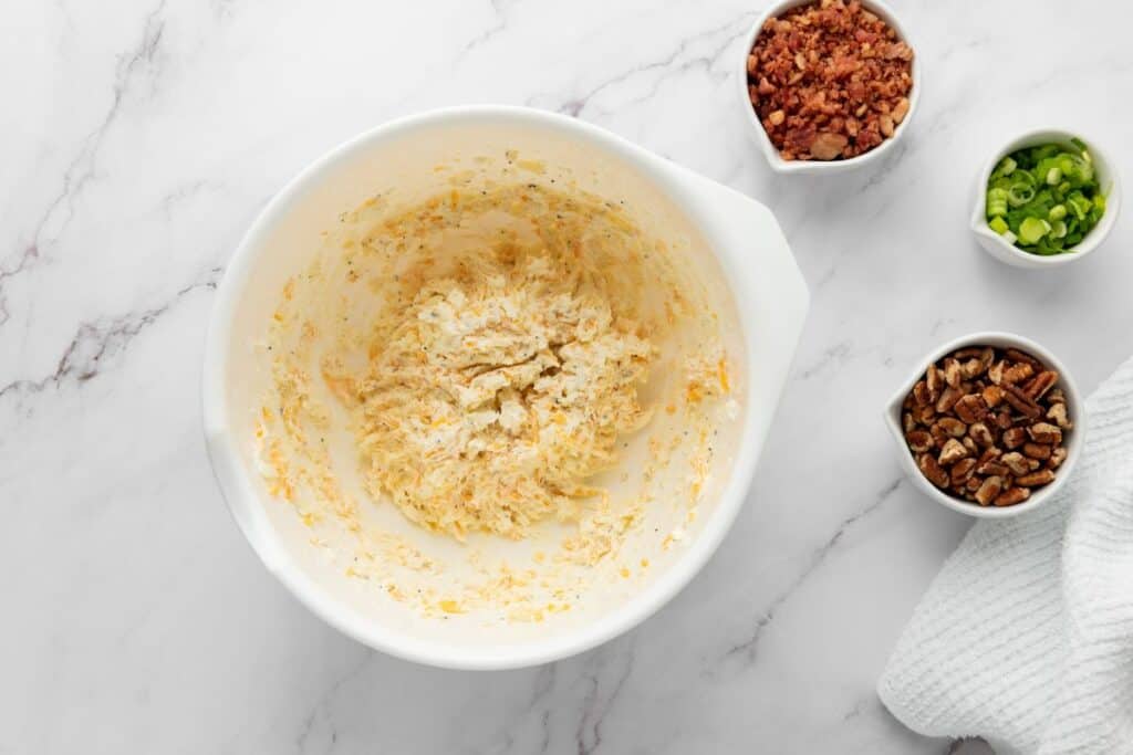 Mix until the mixture is smooth and well combined.