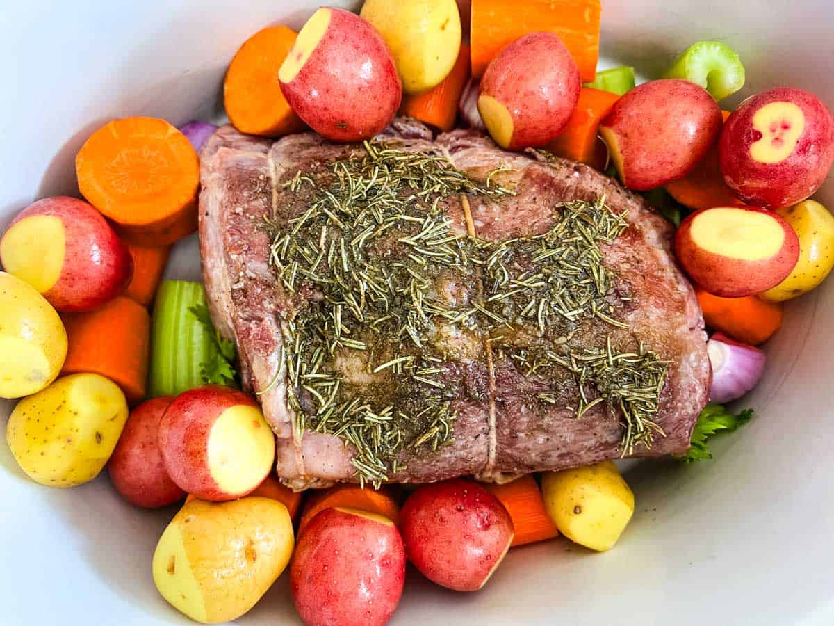 Slow Cooker Herb-Crusted Pork Roast - Cook What You Love