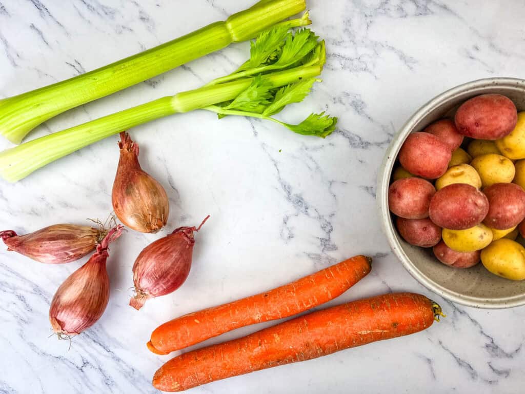 Vegetable ingredients.