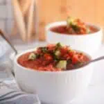 Photo of delicious and refreshing Classic Gazpacho.