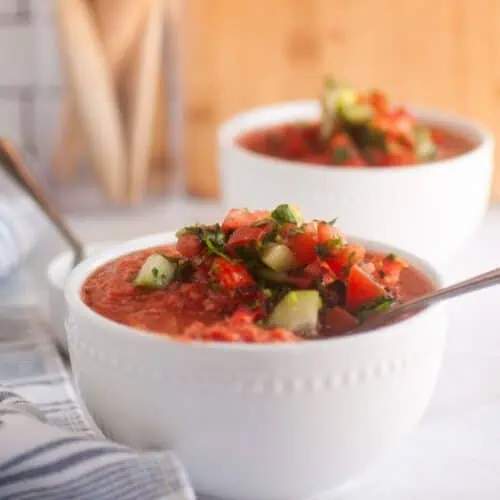 Photo of delicious and refreshing Classic Gazpacho.